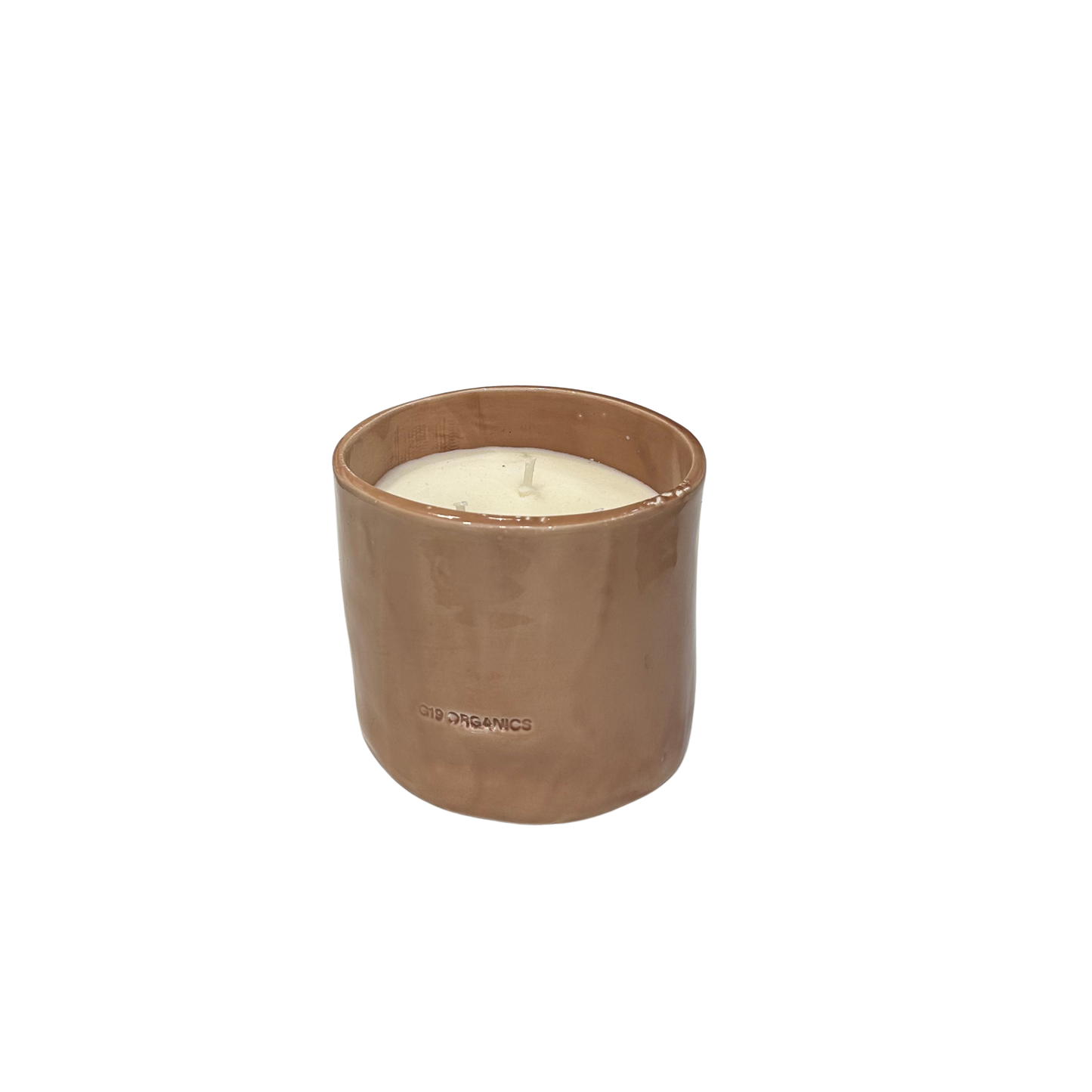 Vela Cerámica Minimal Vaso Nude