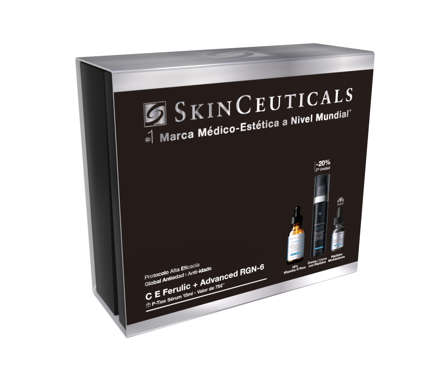 Cofre CE Ferulic y Advanced RGN-6 Crema | + Regalo P-Tiox Sérum