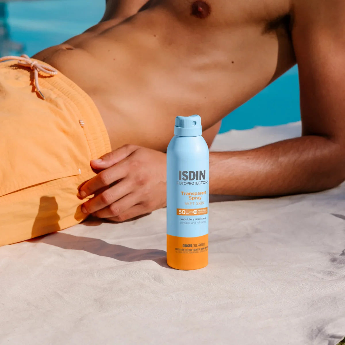 Transparent Spray Wet Skin SPF 50