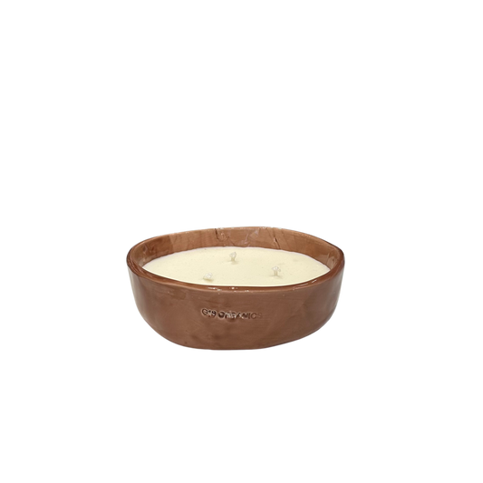 Vela Cerámica Minimal Cuenco Nude