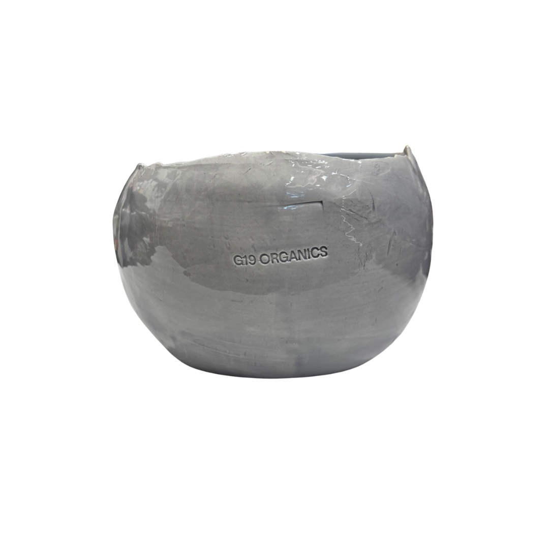 Large Red Egg Ceramic Candle