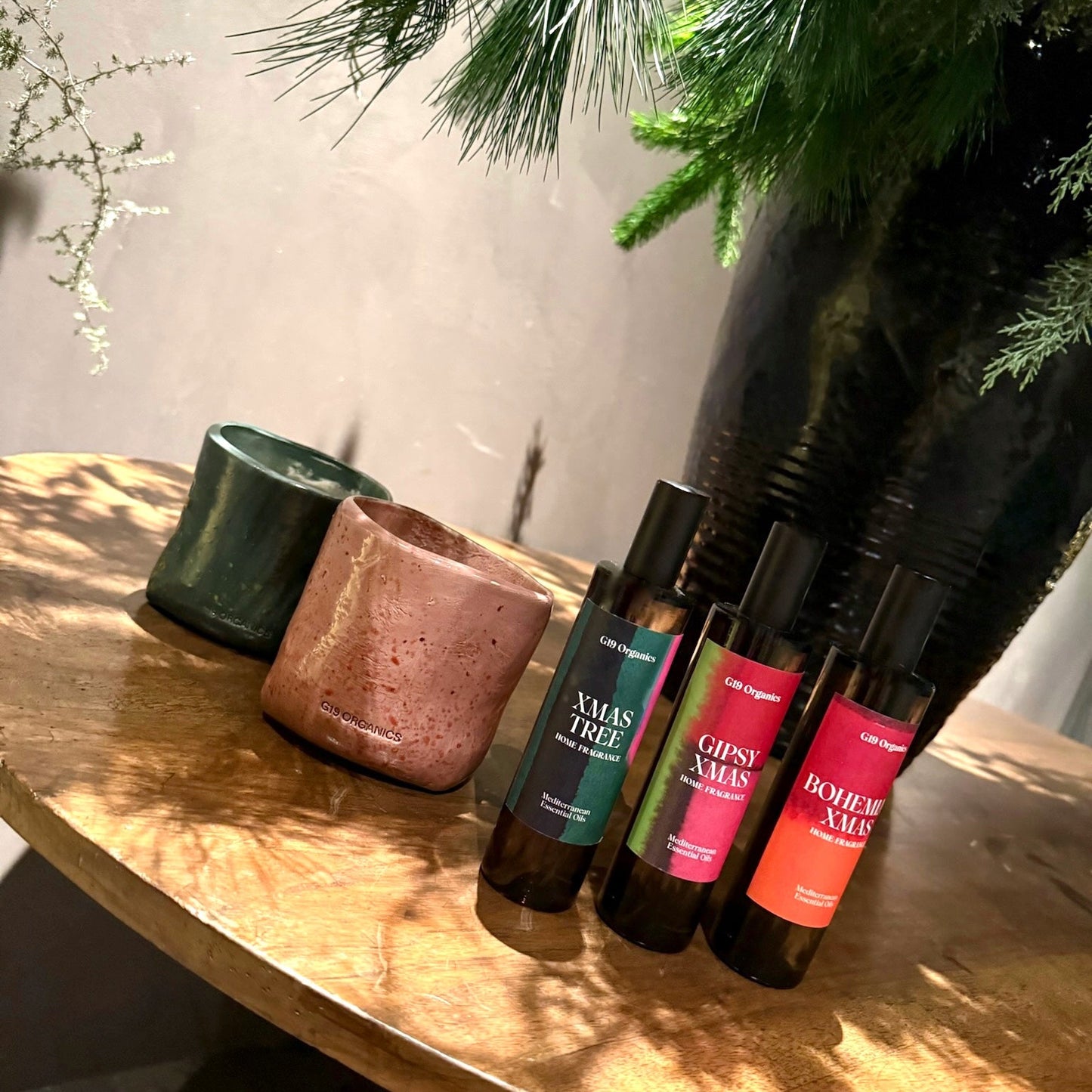 Vela Cerámica Chispas Vaso Antracita