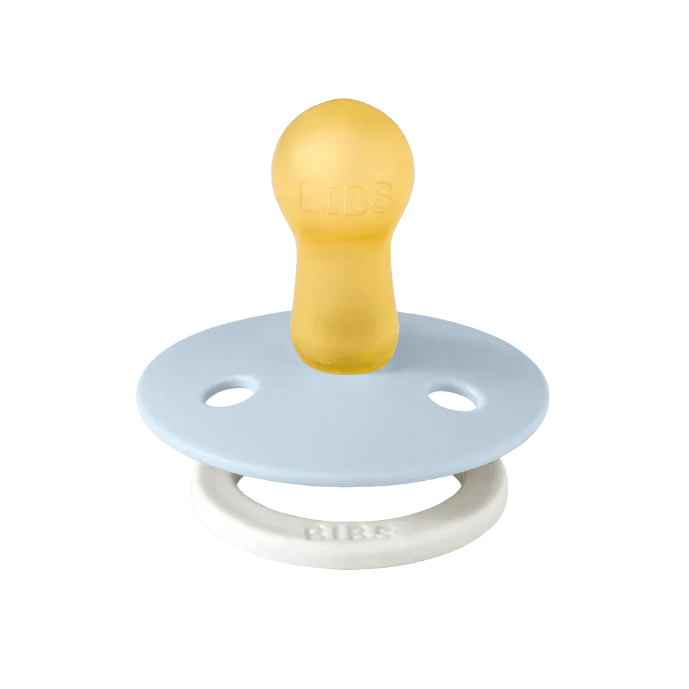 Bibs Chupetes Night Glow Iron | Baby Blue