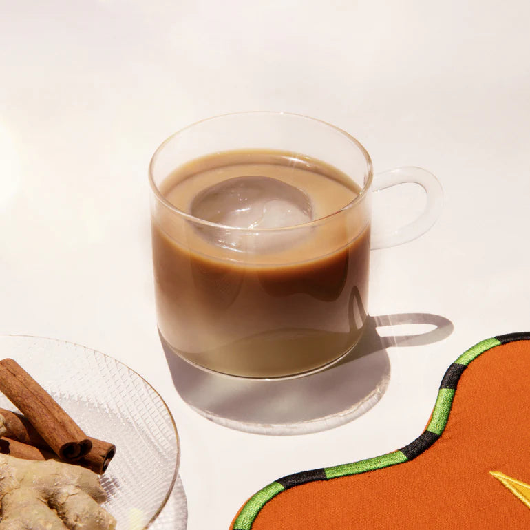'Floating on a chai high' herbal tea bag
