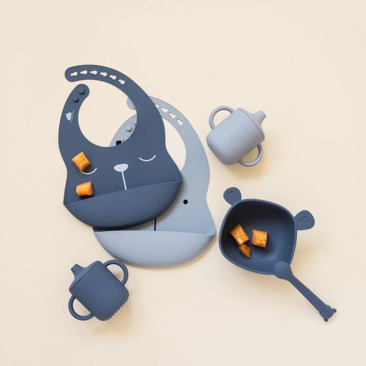 Baberos de silicona Lili | Indigo