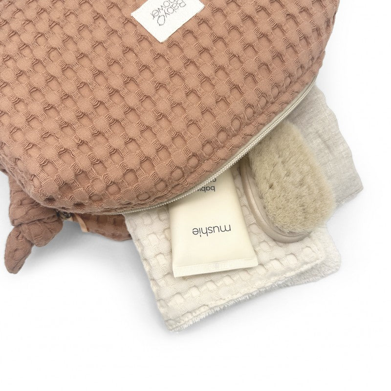 Neceser Sophie Gofre Cinnamon