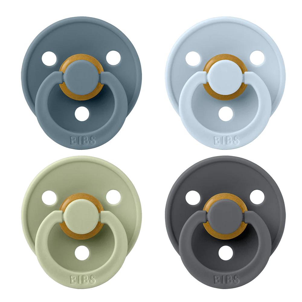 Chupetes 4 Pack Petrol | Sage | Baby Blue | Iron