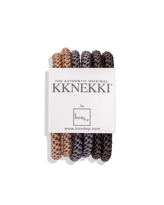 Kknekki Rubber Bands Scrunchie pack green&amp;blue