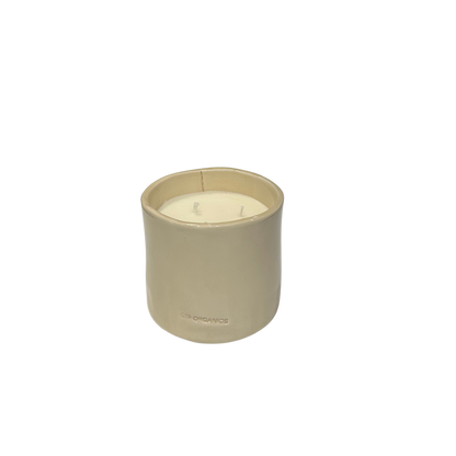 Turquoise XL Ceramic Glass Candle
