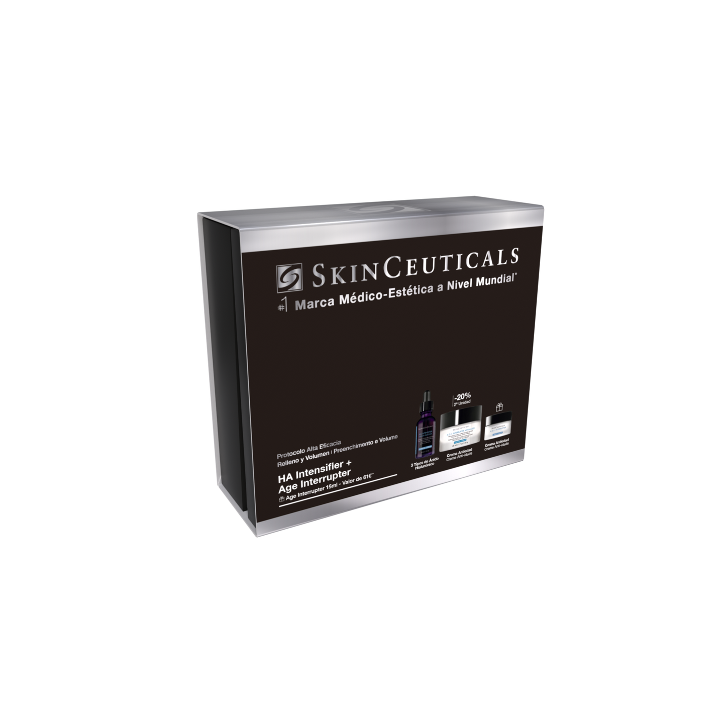 Cofre HA Intensifier Multi-Glycan y Age Interrupter Advanced Crema | + Regalo Age Interrupter Advanced Crema