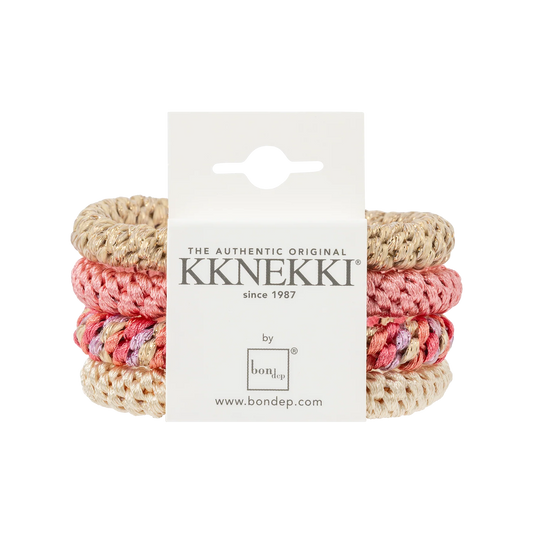 Kknekki Rubber Bands Scrunchie pack green&amp;blue