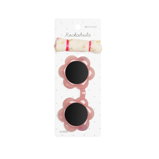 Spotty Flower Sunglasses Pink