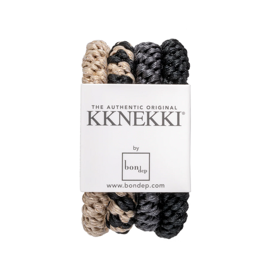 Kknekki Rubber Bands Scrunchie pack green&amp;blue