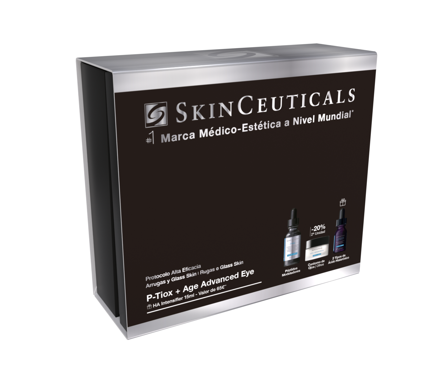 Cofre P-Tiox Sérum y Age Advanced Eye | + Regalo HA Intensifier Multi-Glycan
