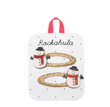 Snowman Glitter Clips