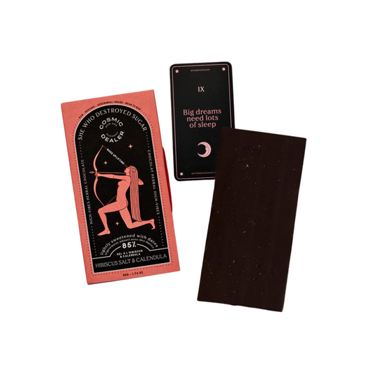 Hibiscus Salt & Calendula Chocolate 85%