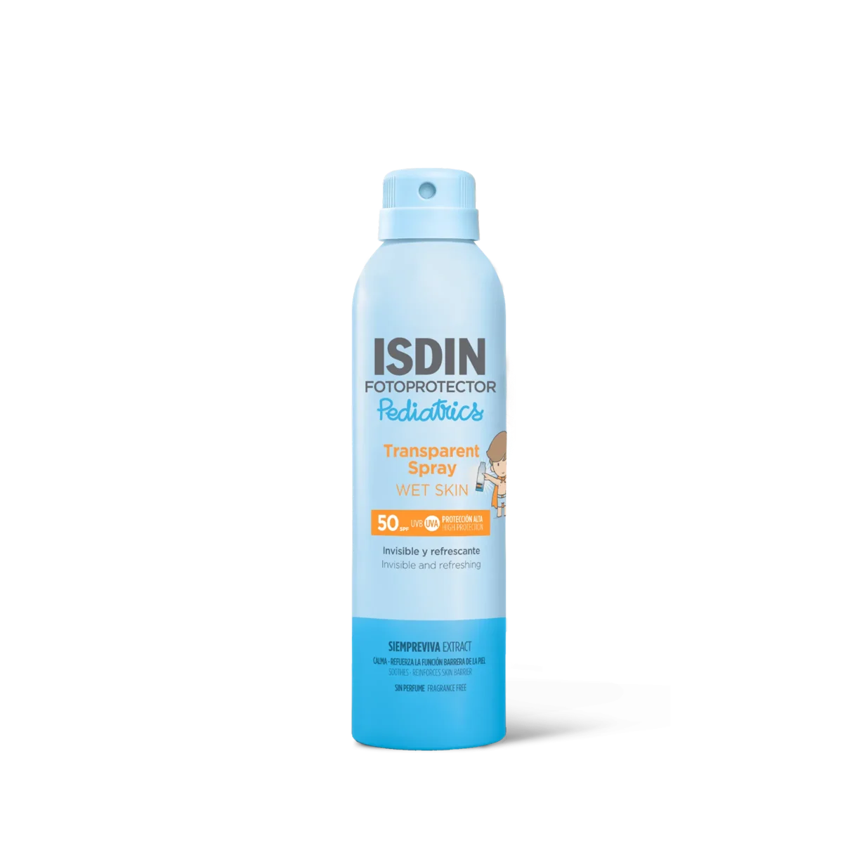 Transparent Spray Wet Skin Pediatrics SPF 50