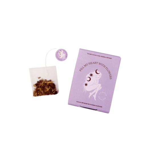 Ceremonial Cacao & Double Rose Infusion