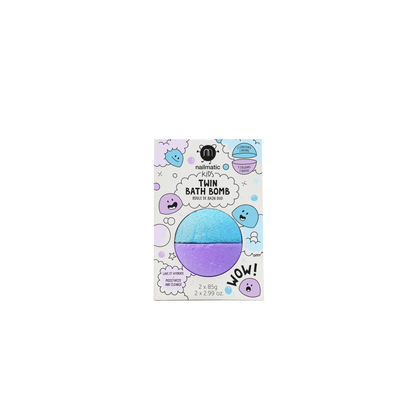 Twin Bath Bomb | Blue + Violet