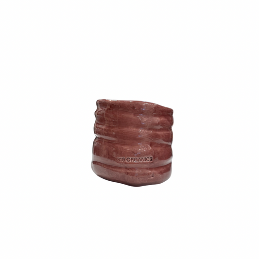 Ceramic Candle Glass Mustard