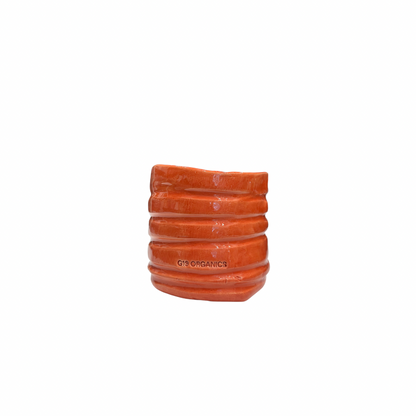 Vela Cerámica Vaso Relieve Teja