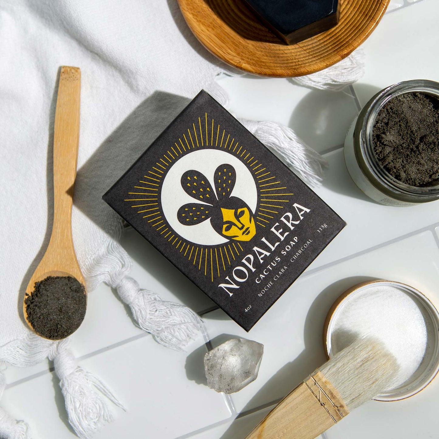 'Noche Clara' Charcoal Cactus Soap