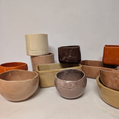 Vela Cerámica Minimal Rectángulo Verde Agua