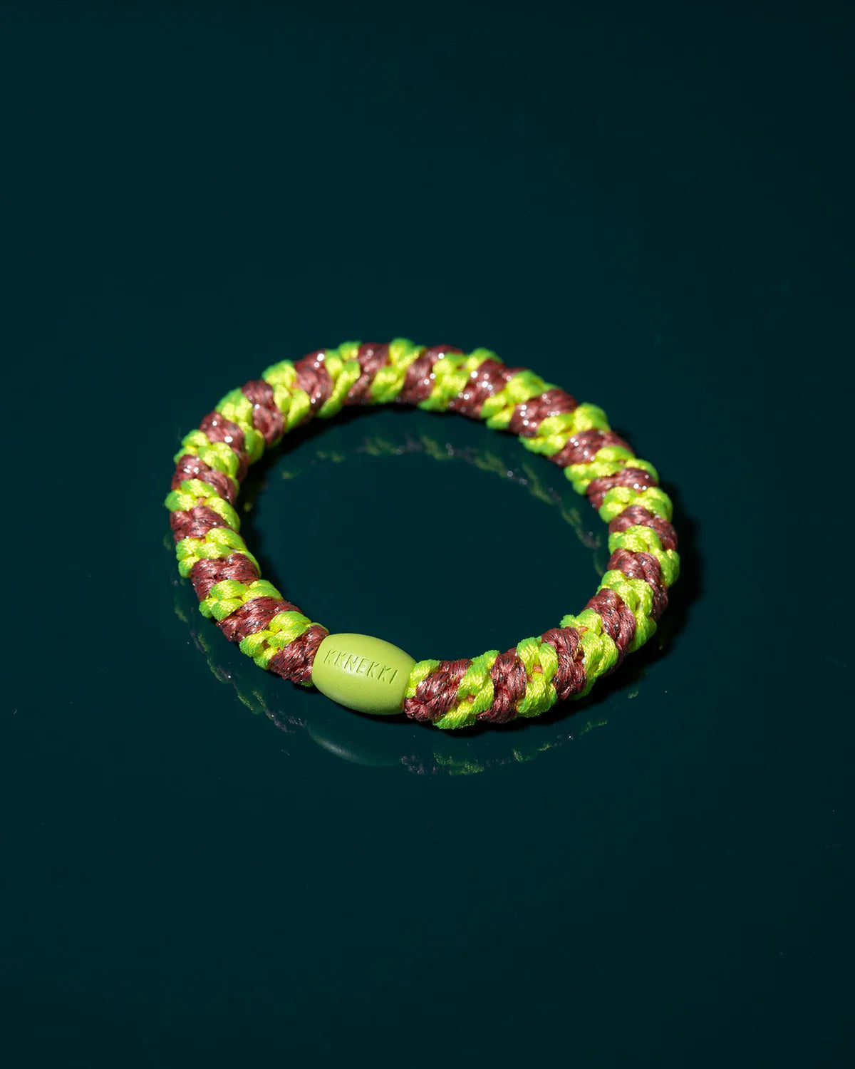 Stripe Coral Neon Yellow