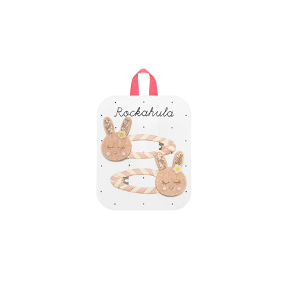 Stripy Bunny Clips