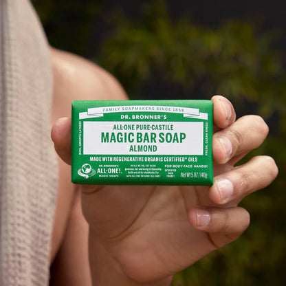 Pure-Castile Bar Soap Almond