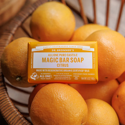 Pure-Castile Bar Soap Citrus&Orange