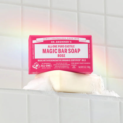 Pure-Castile Bar Soap Rose