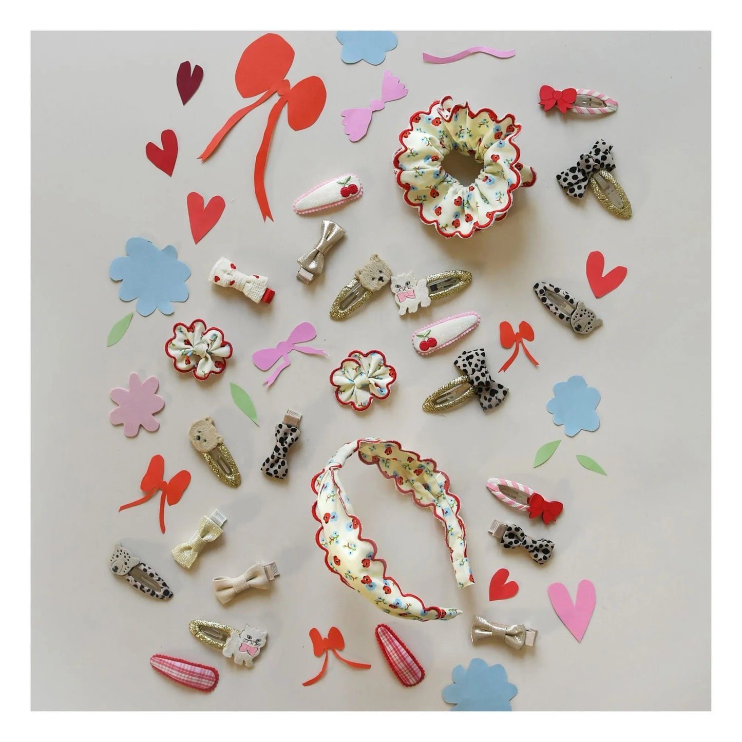 Leopard Love Twisty Bow Clips