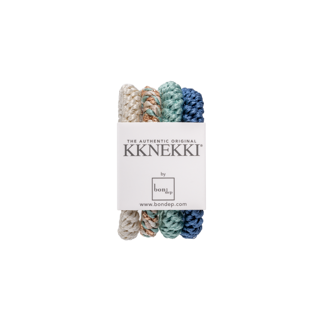 Kknekki Rubber Bands Scrunchie pack blue