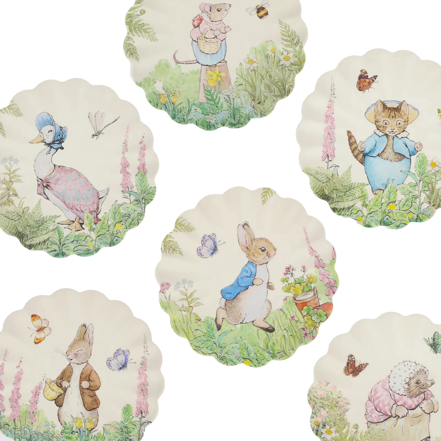 Peter Rabbit 6 Platitos