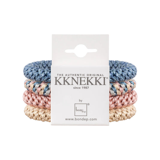 Kknekki Rubber Bands Scrunchie pack green&amp;blue