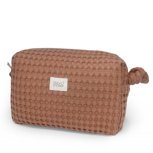 Neceser Sophie Gofre Cinnamon