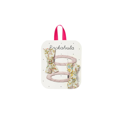 Petal Twisty Bow Clips