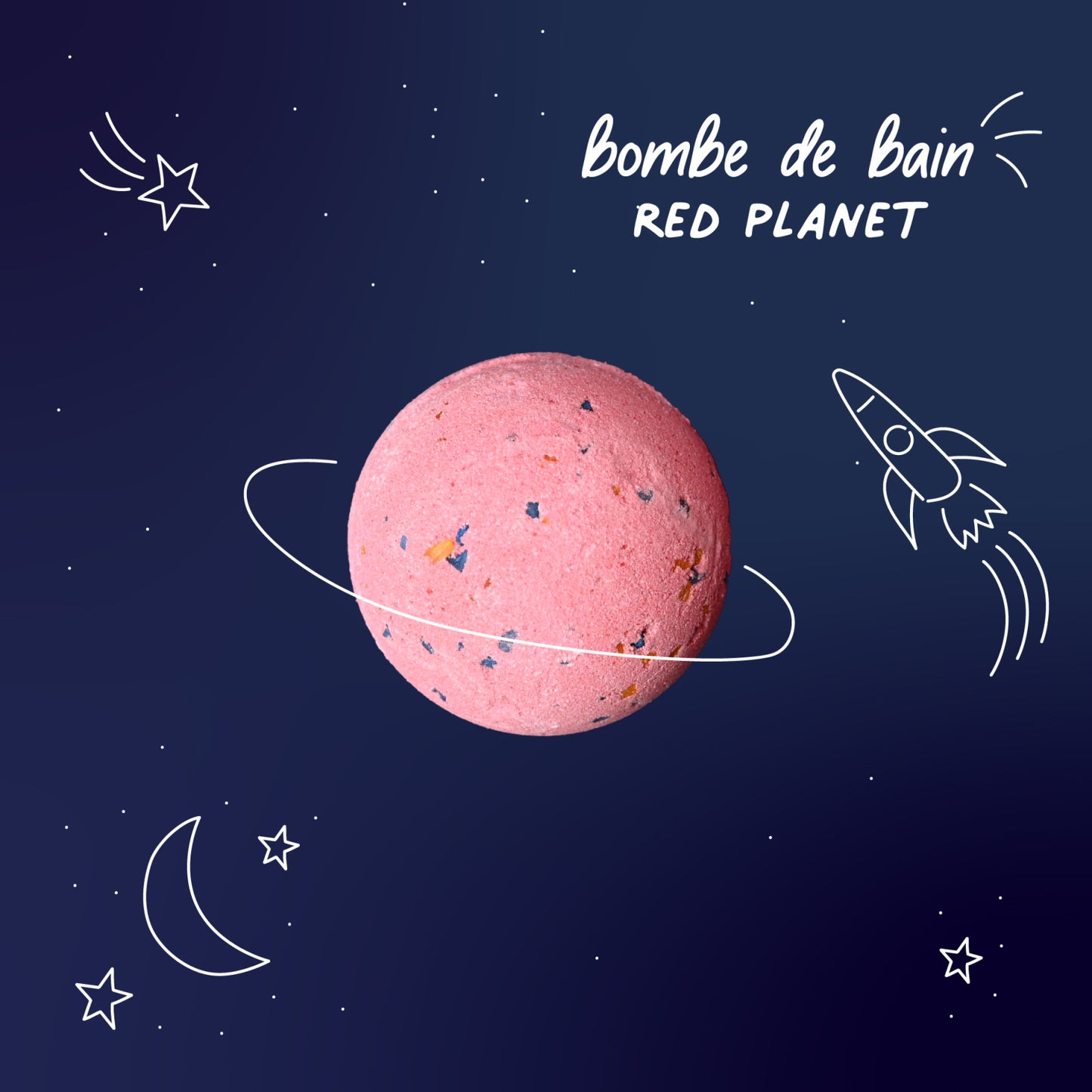 Galaxy Bath Bomb l Red Planet