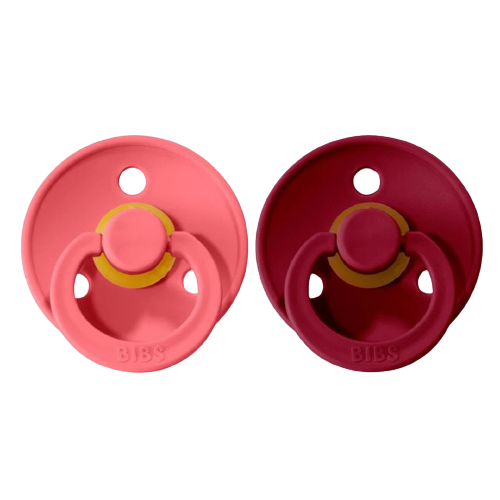 bibs baby coral ruby